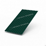 Профилированный лист С21х1000(ВИК-01-045) Бутылочно-Зеленый