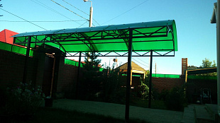 Сотовый поликарбонат Polygal Колибри 6мм Зеленый 2,10x12,00